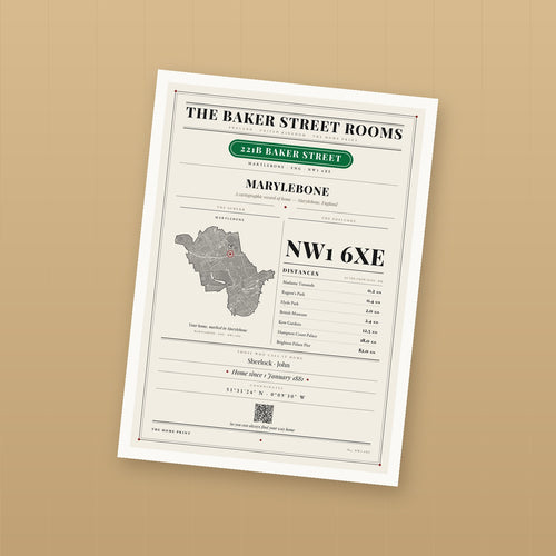 The Home Print digital edition printed at home on an A4 sheet